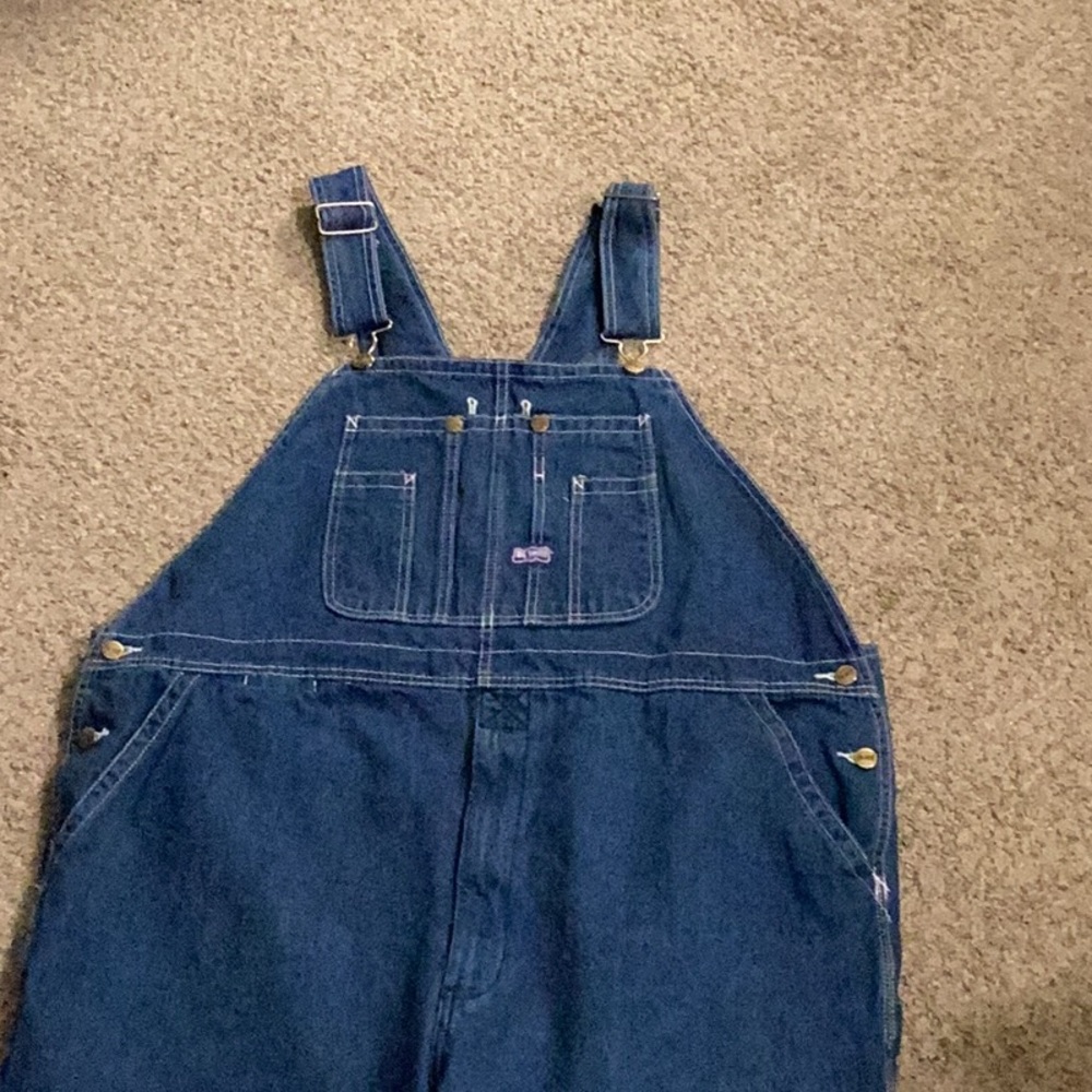Big men’s jean overalls